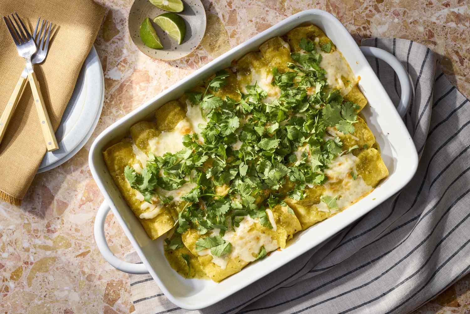 Simplified Green Chicken Enchiladas Recipe for Beginners
